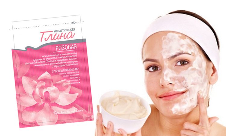 Розовая глина для лица - деликатное решение проблем кожи